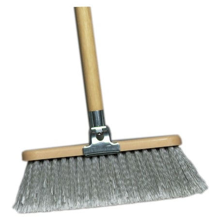 Gordon Brush 9 Flagged Light Duty Upright Brooms Steel Swivel Socket, PK12 M403161